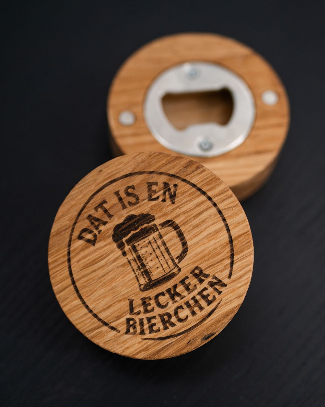 Flaschenöffner "Dat es in lecker Bierchen"