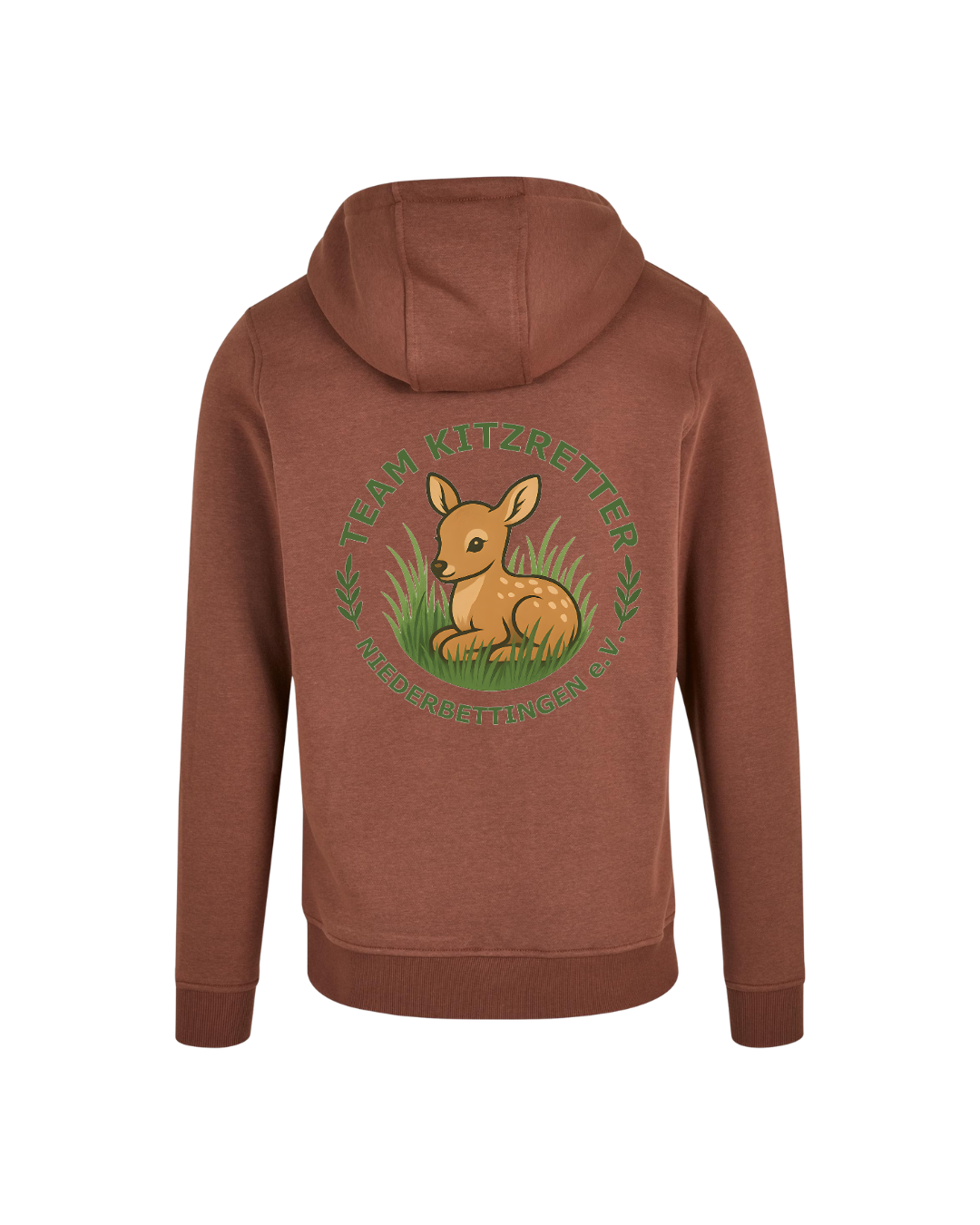 Zipper inkl Druck in bark Rehkitzretter