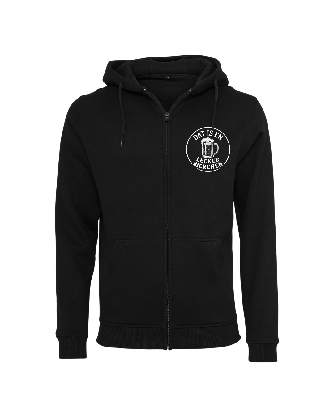 Zipper inkl Druck in schwarz
