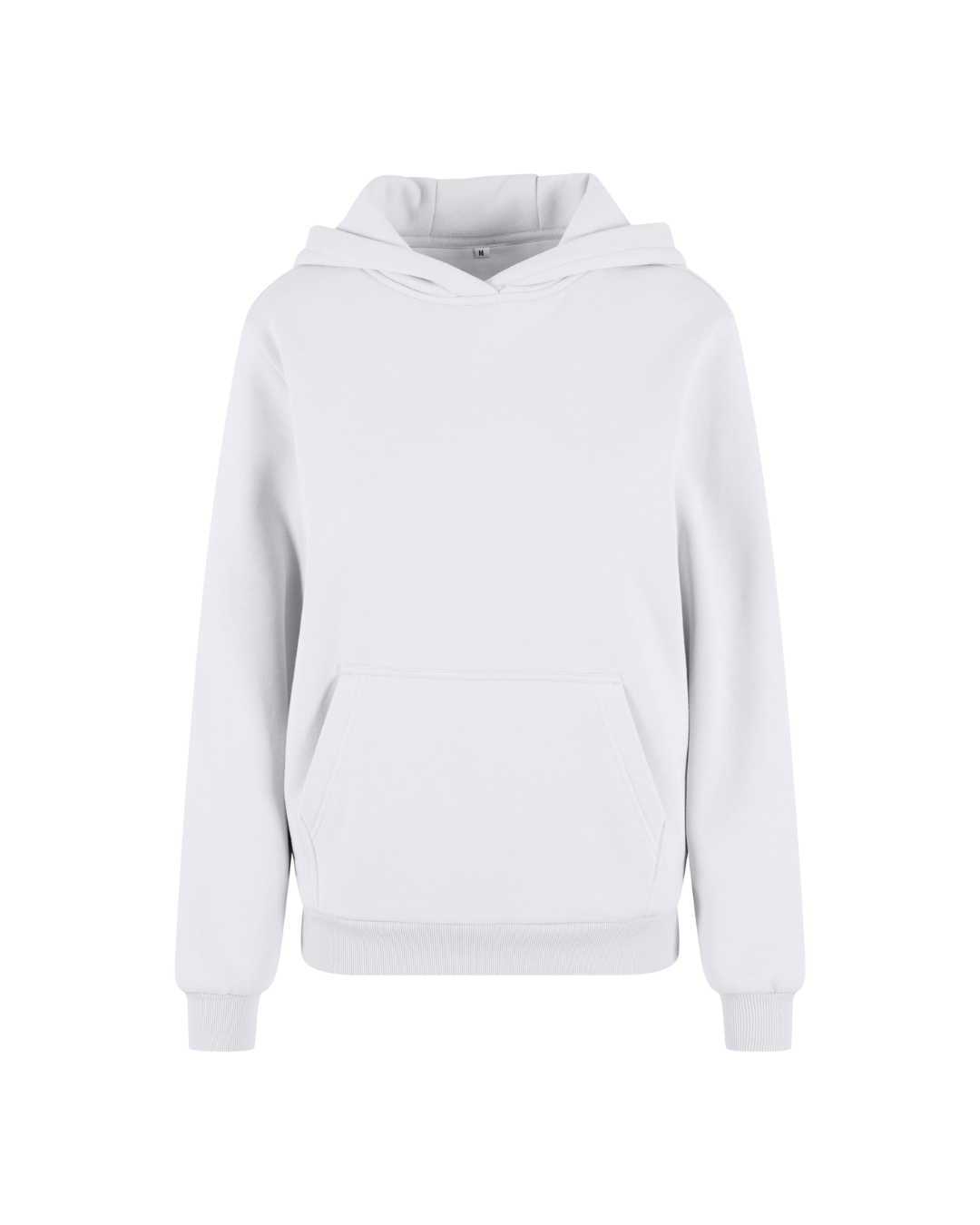 Ladies Fluffy Hoodie - white