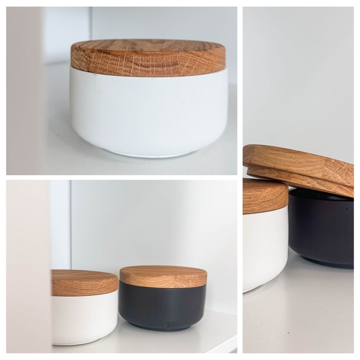 Dose mit Holzdeckel