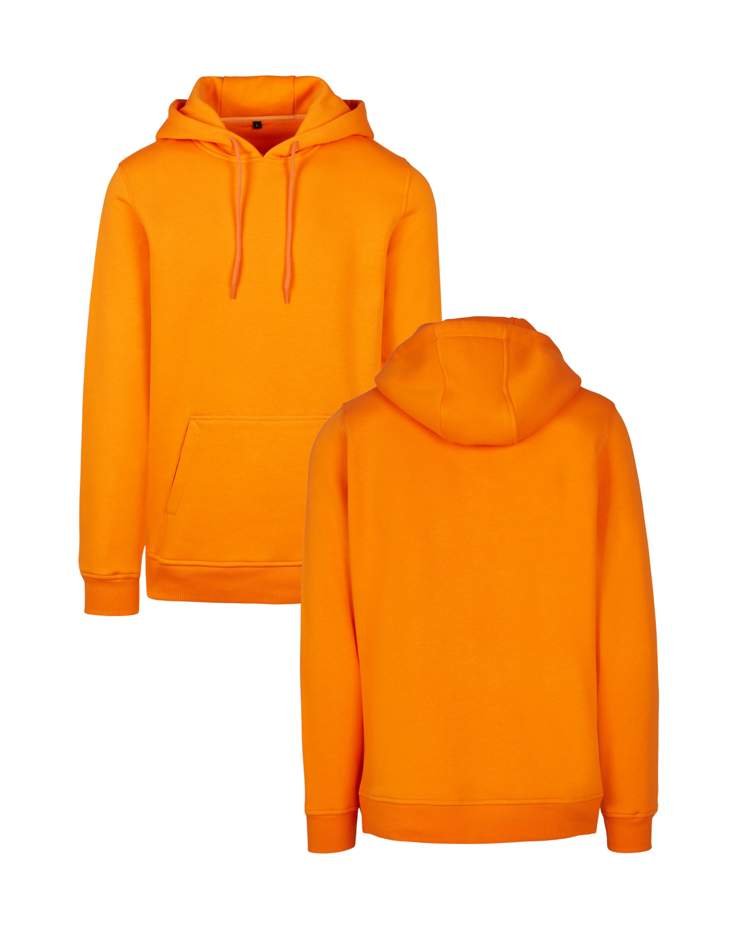Hoodie inkl Druck in paradise orange