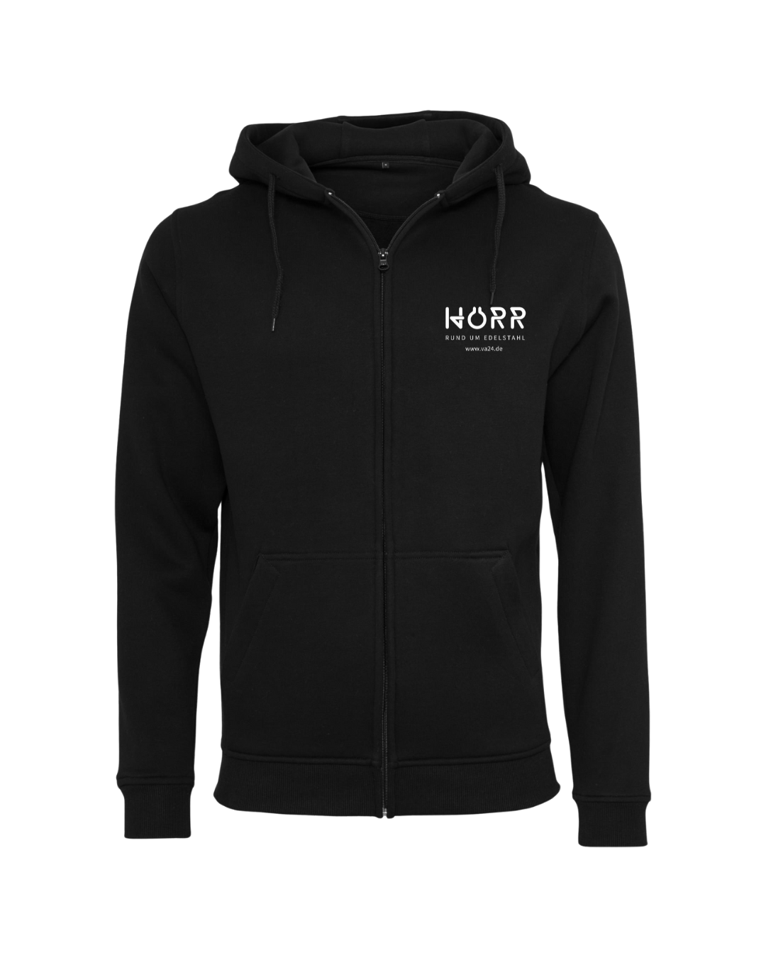Herren Zipper inkl Druck in schwarz