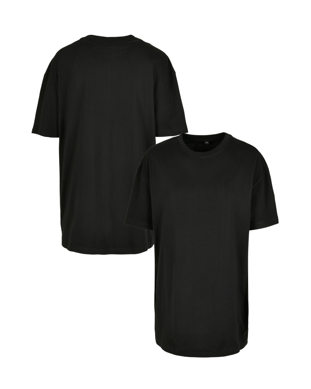 Ladies oversized boyfriend T-Shirt schwarz