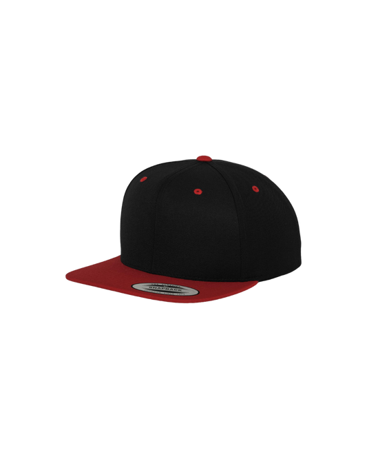 Snapback mit Farbkontrast black/red
