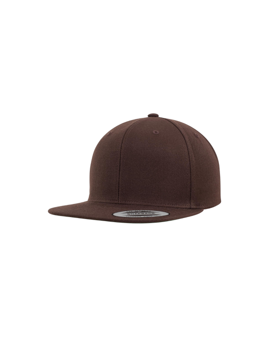 Snapback mit Farbkontrast brown