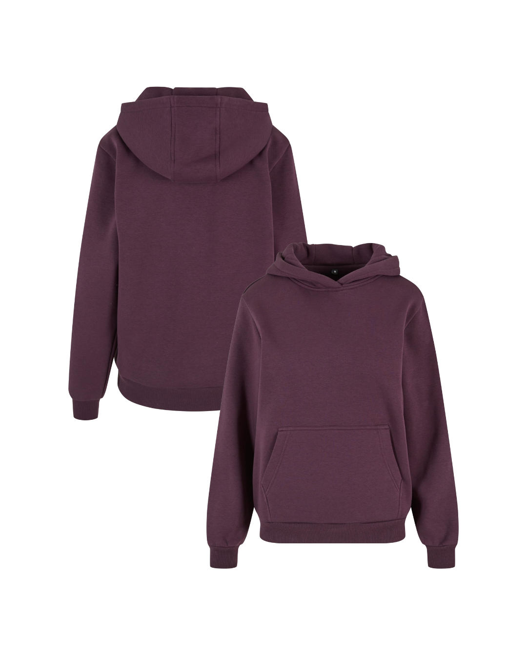 Ladies Fluffy Hoodie - plumpurple