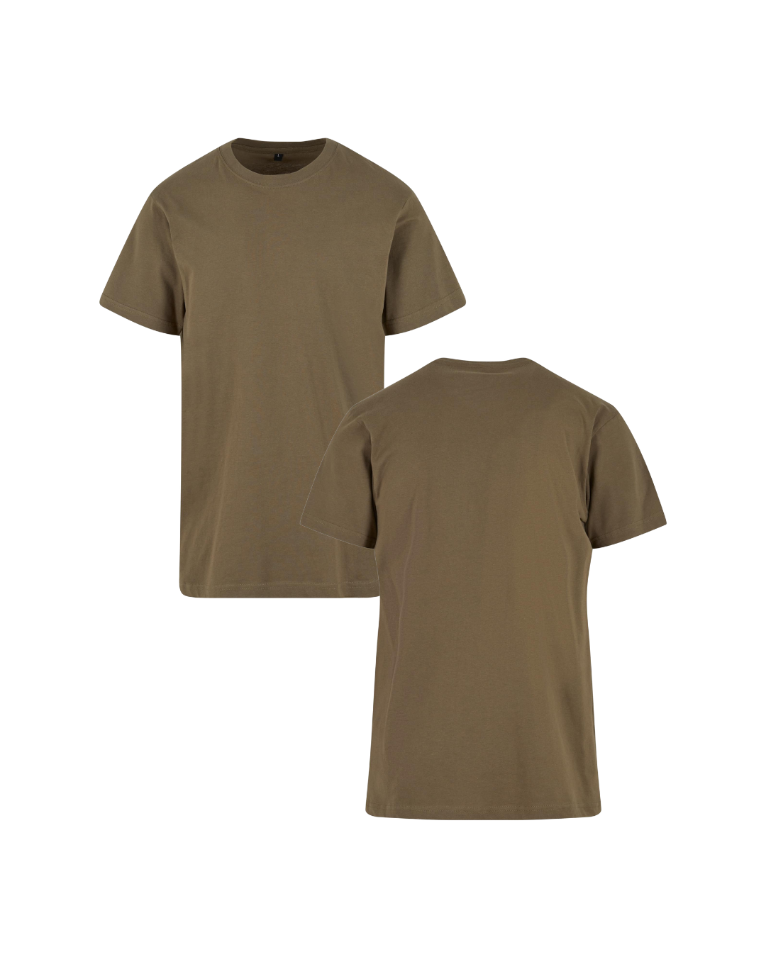 T-Shirt inkl Druck in oliv