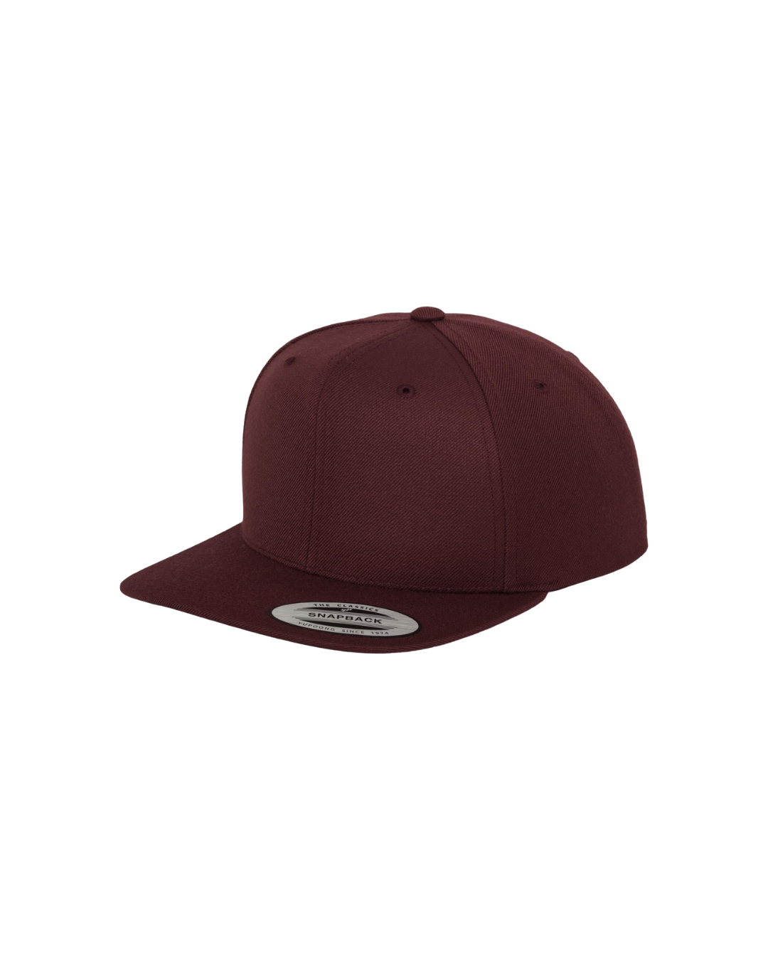 Snapback mit Farbkontrast bordeaux - grün