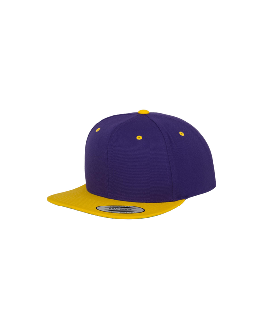 Snapback mit Farbkontrast pur/gold