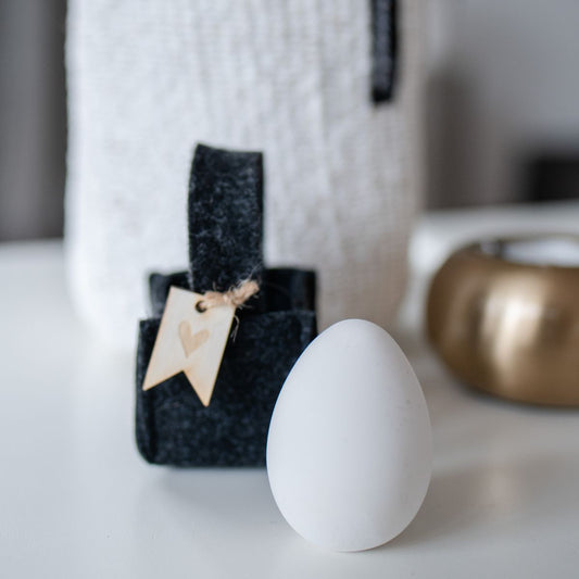 Mini Ei in Filztasche