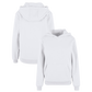 Ladies Fluffy Hoodie - white