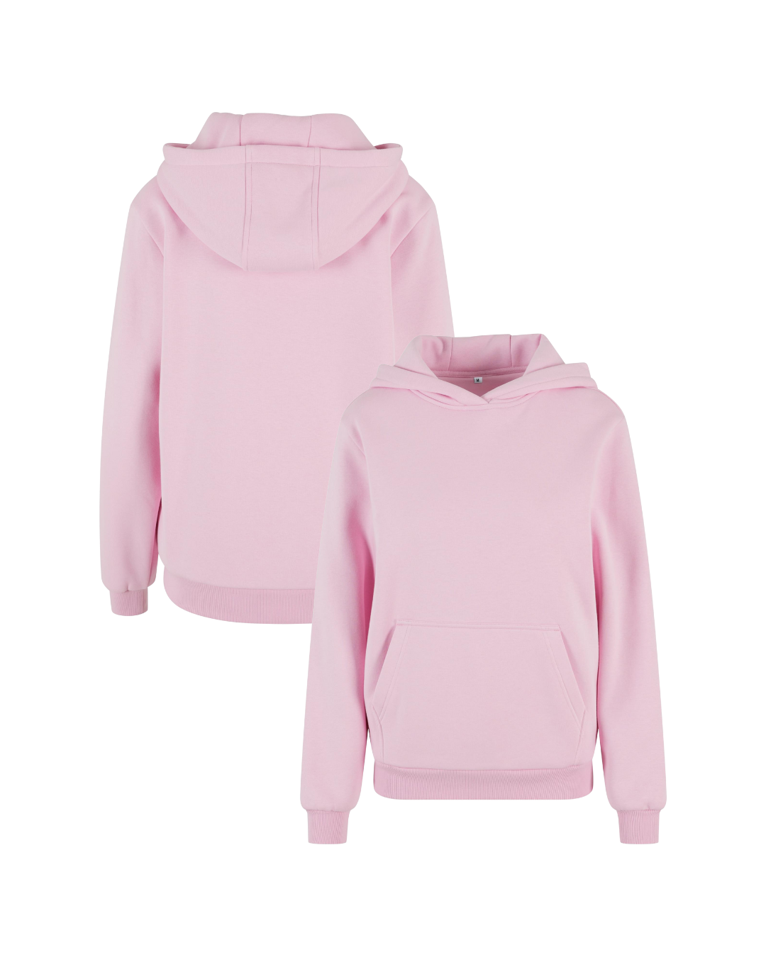 Ladies Fluffy Hoodie - rosa