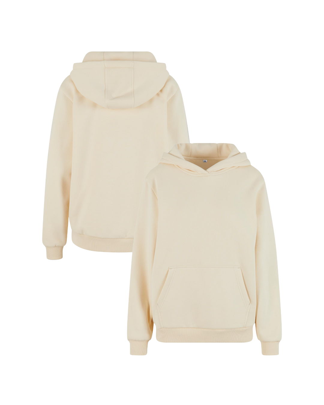 Ladies Fluffy Hoodie - whitesand