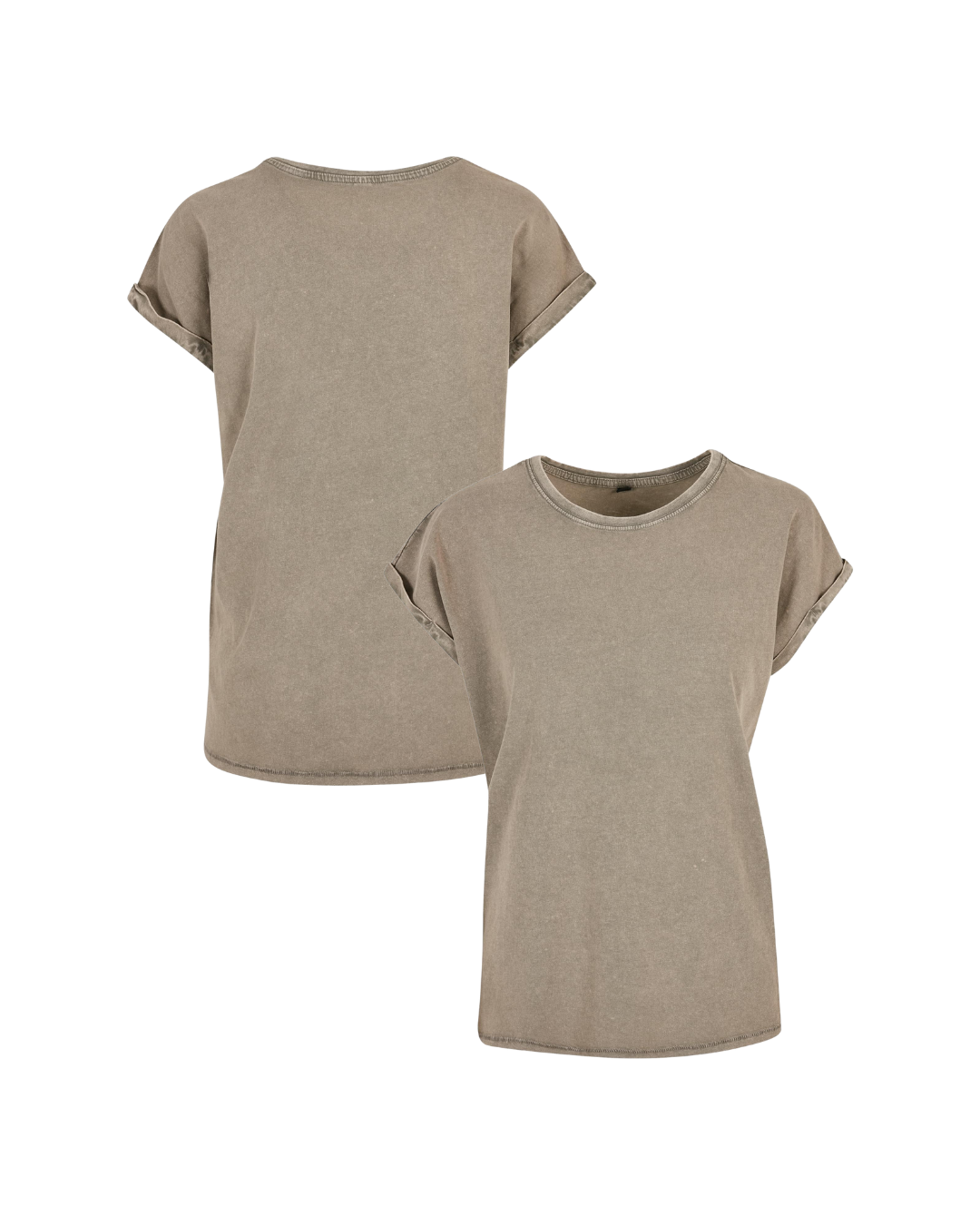 Ladies T-Shirt beige meliert