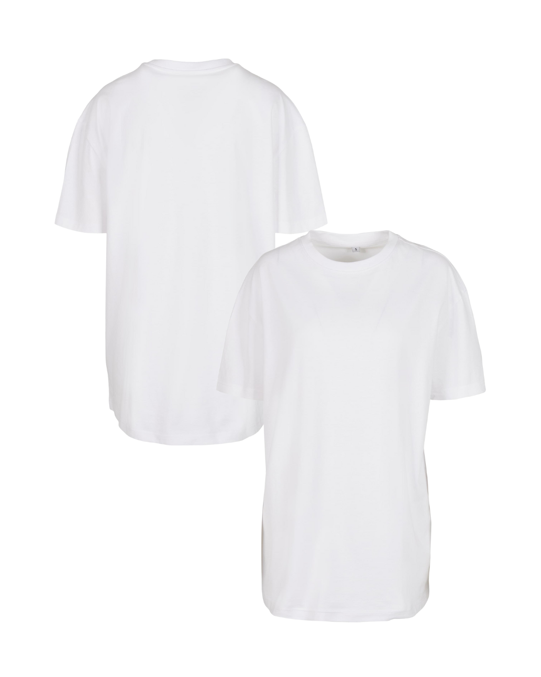 Ladies oversized boyfriend T-Shirt weiß