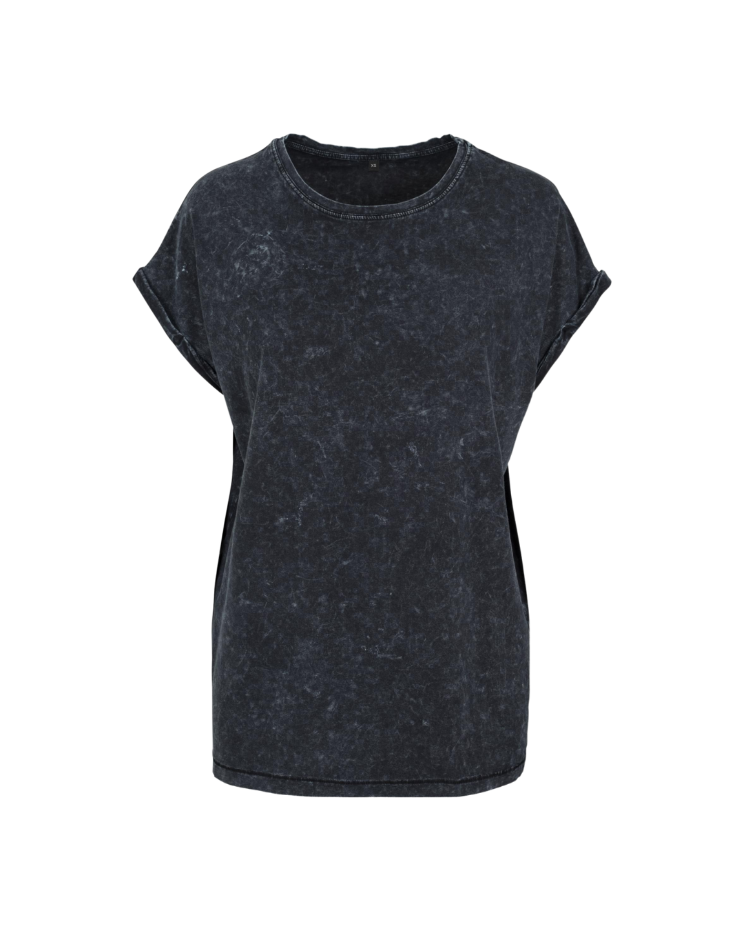Ladies T-Shirt black meliert