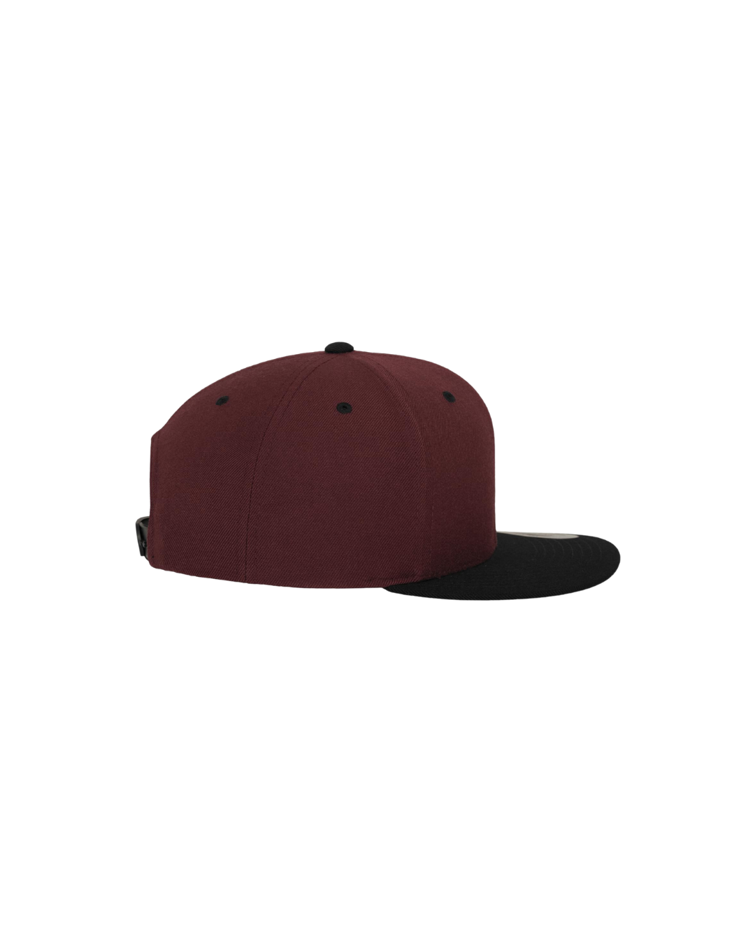 Snapback mit Farbkontrast bordeaux