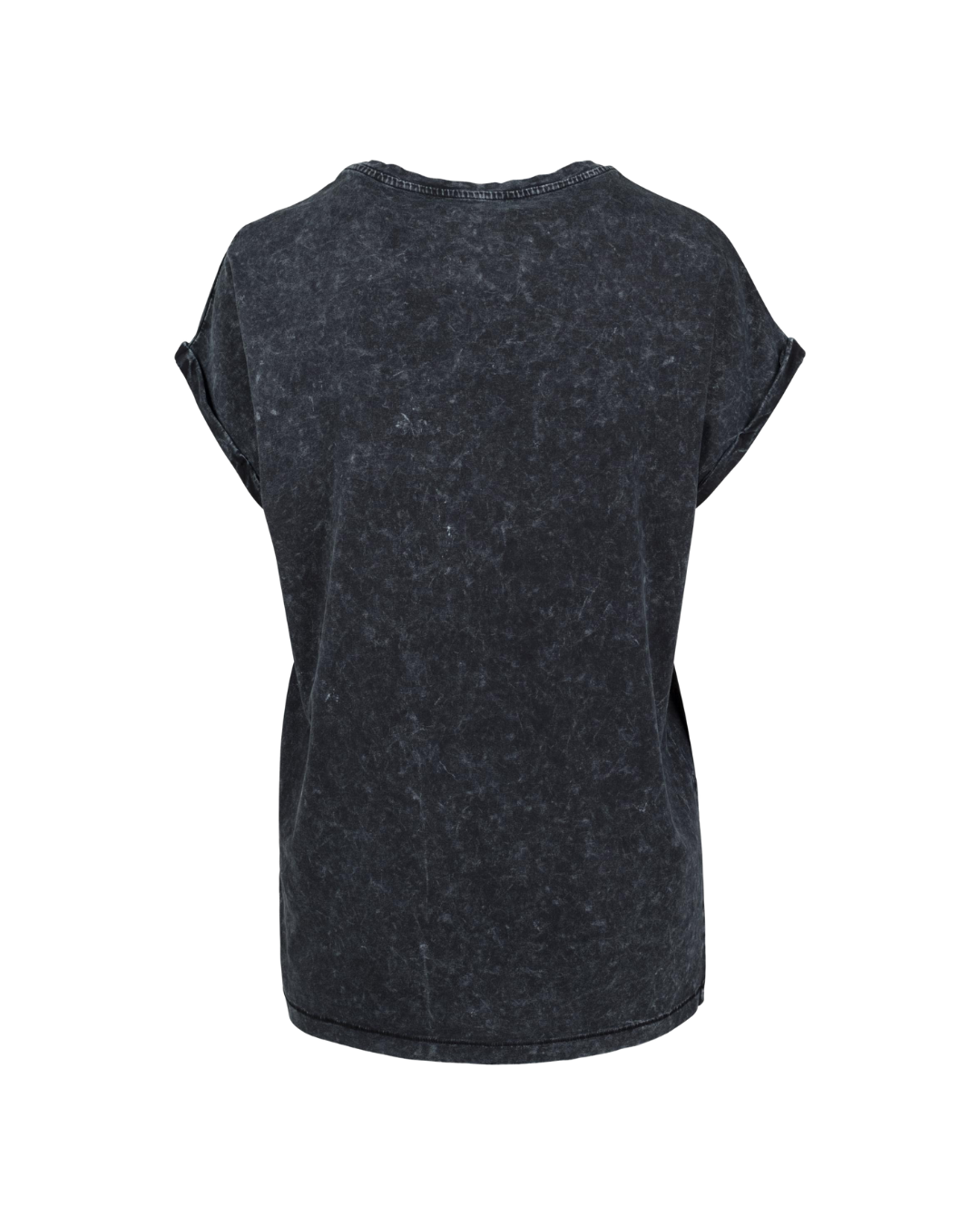 Ladies T-Shirt black meliert