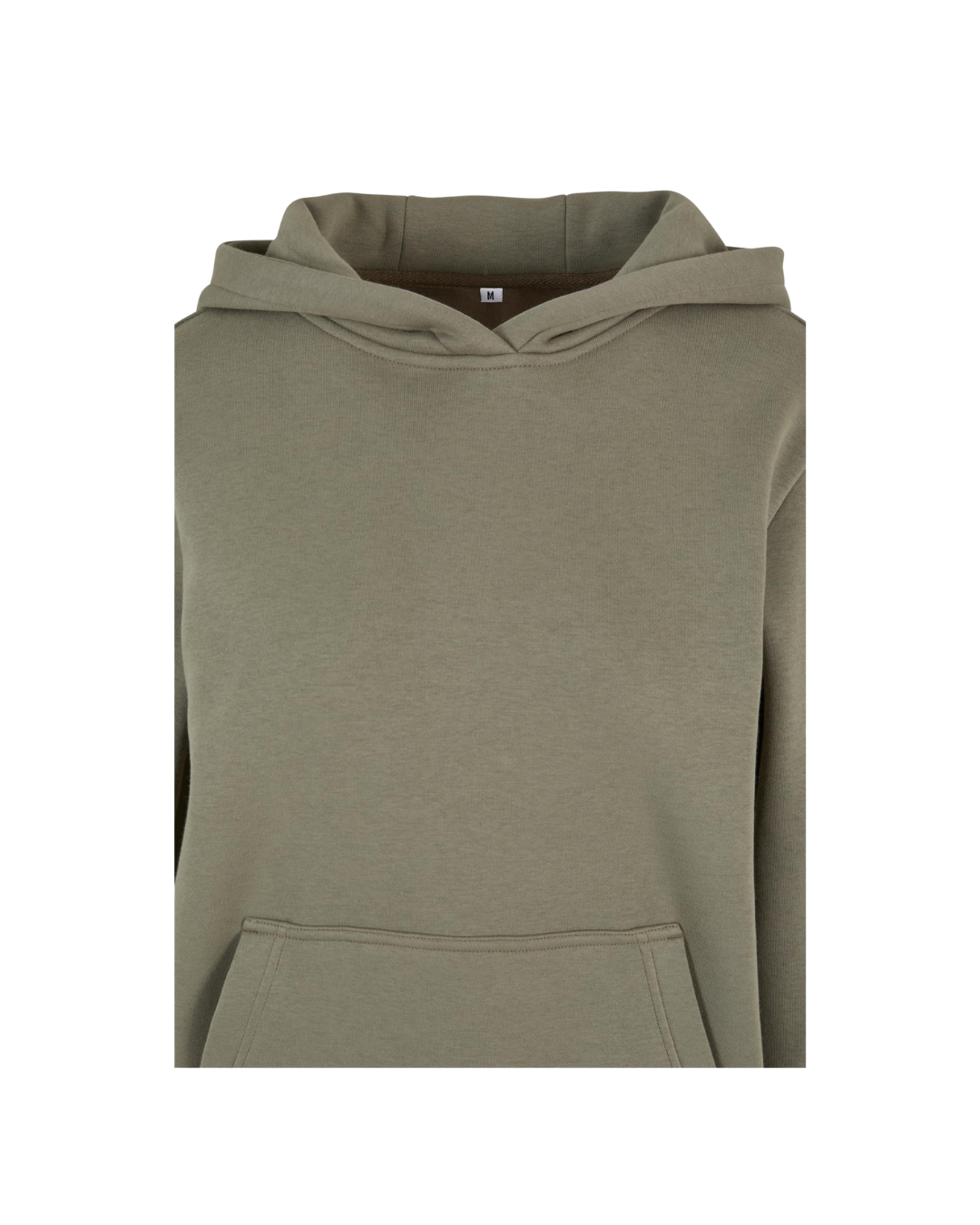Ladies Fluffy Hoodie - oliv