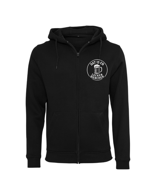 Zipper inkl Druck in schwarz