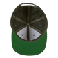 Snapback mit Farbkontrast deep olive