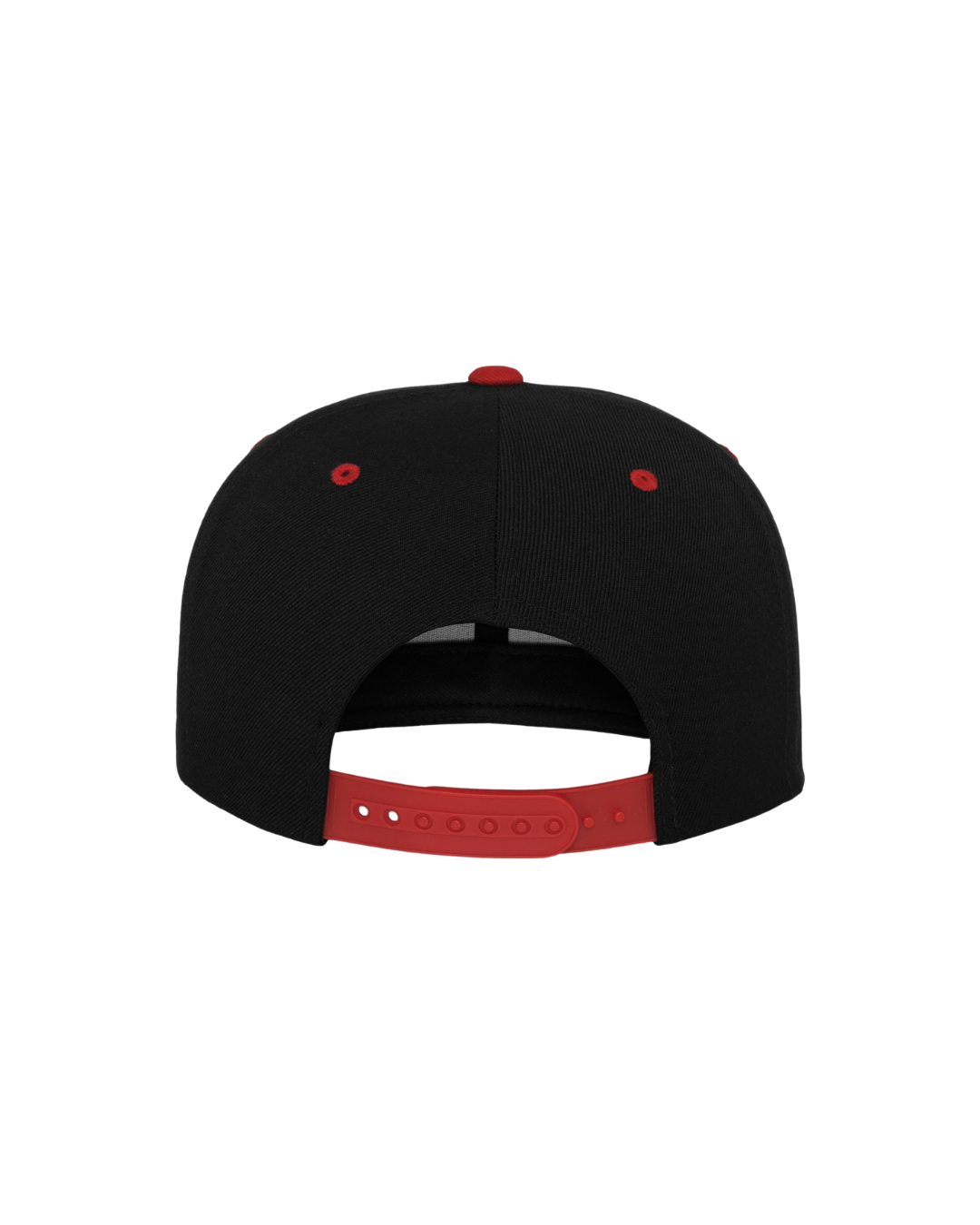 Snapback mit Farbkontrast black/red