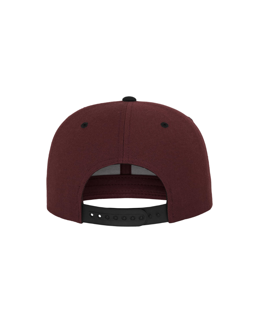 Snapback mit Farbkontrast bordeaux