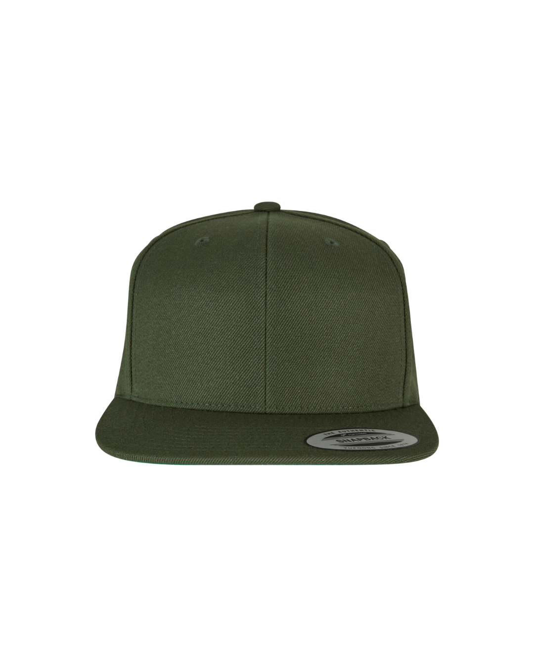 Snapback mit Farbkontrast deep olive