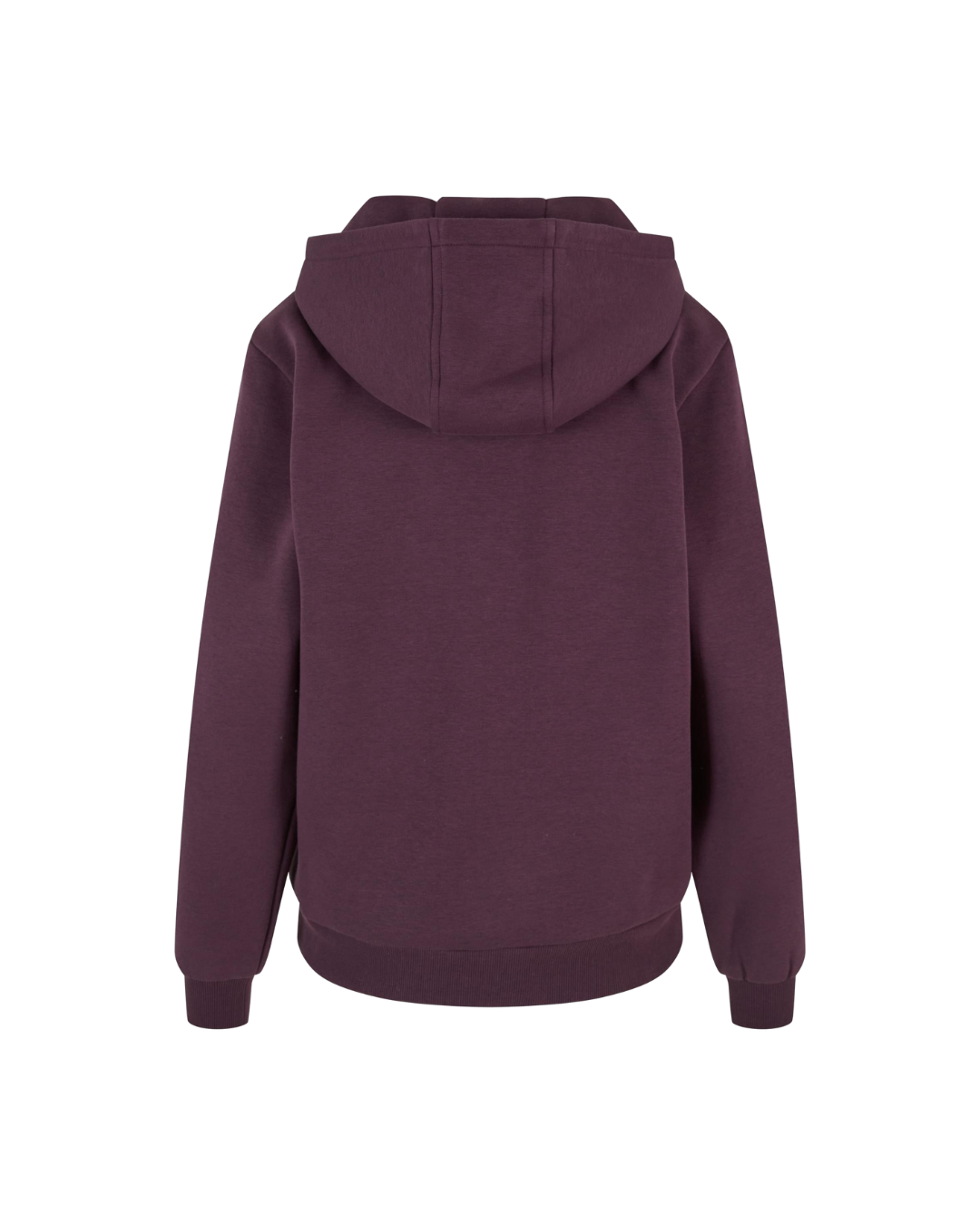 Ladies Fluffy Hoodie - plumpurple