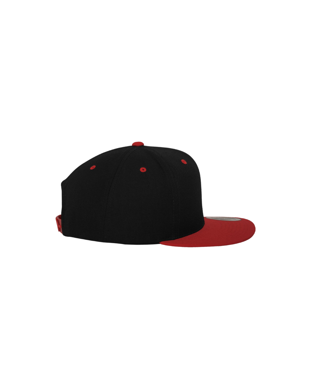 Snapback mit Farbkontrast black/red