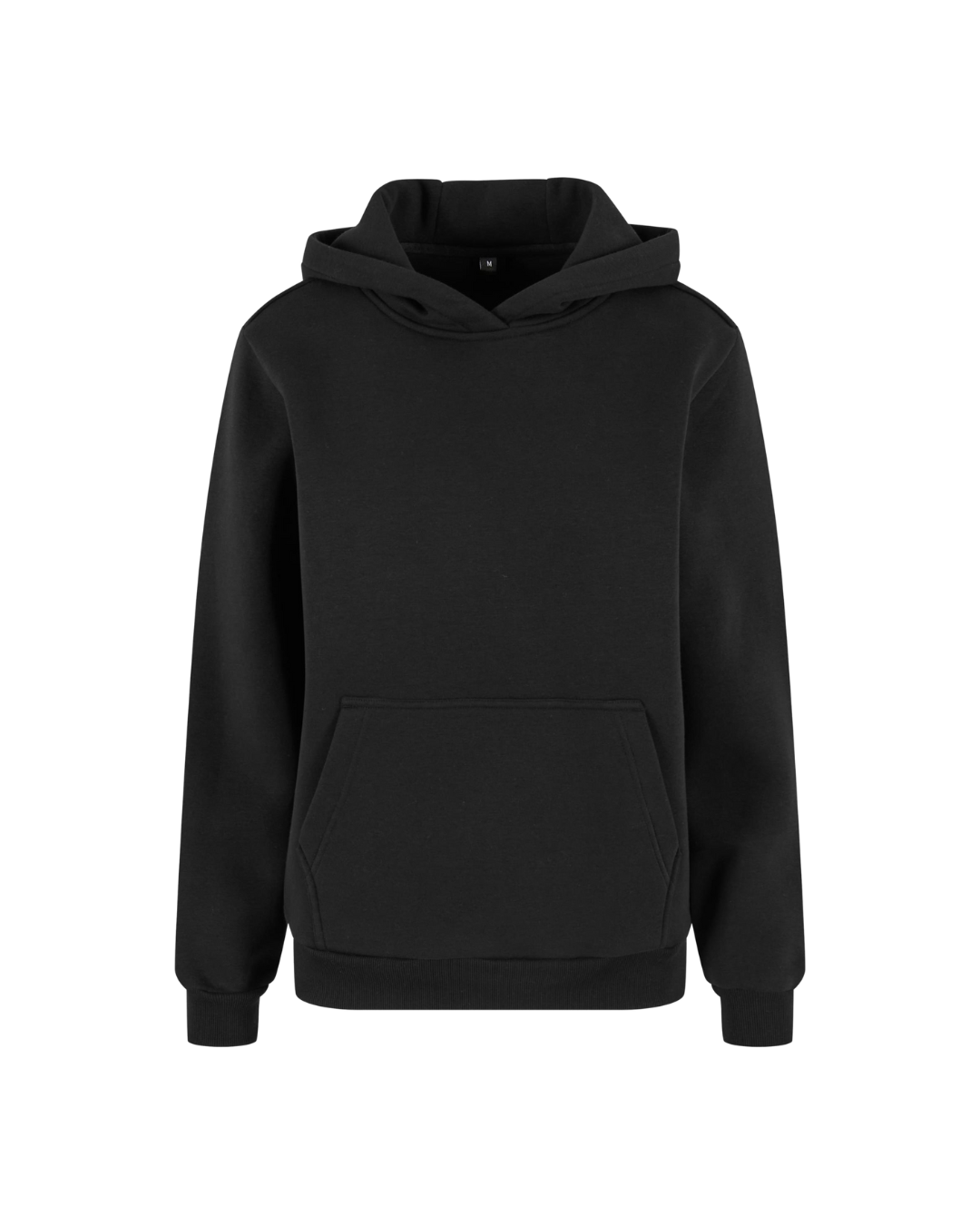 Ladies Fluffy Hoodie black