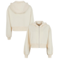 Ladies cropped Zipper sand
