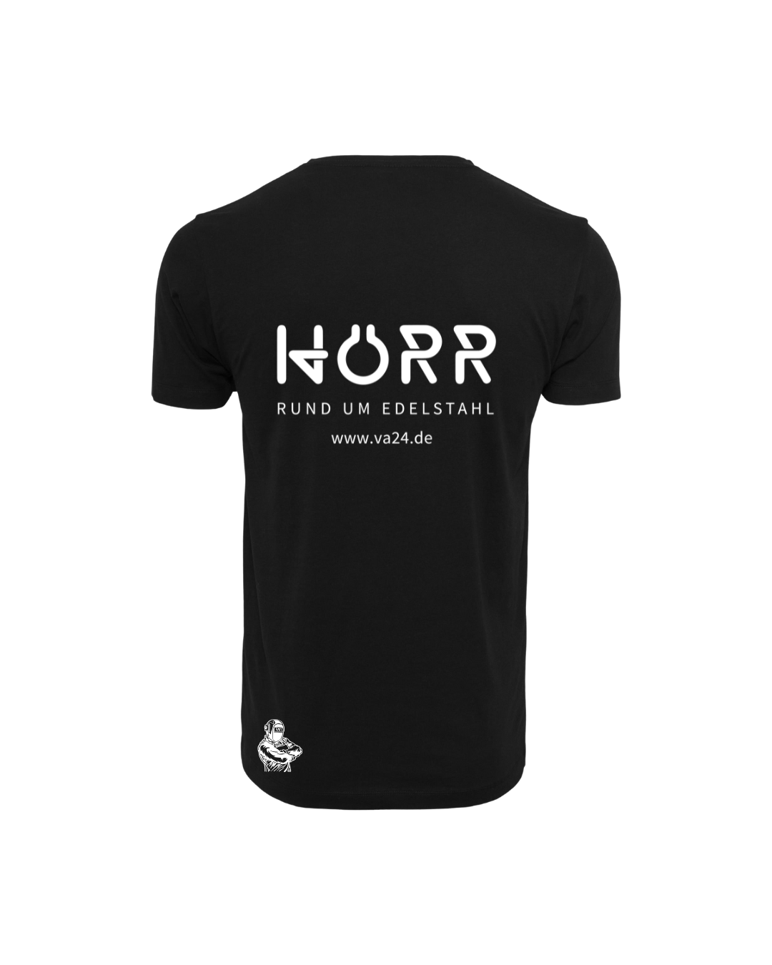 Herren T-Shirt inkl Druck in schwarz