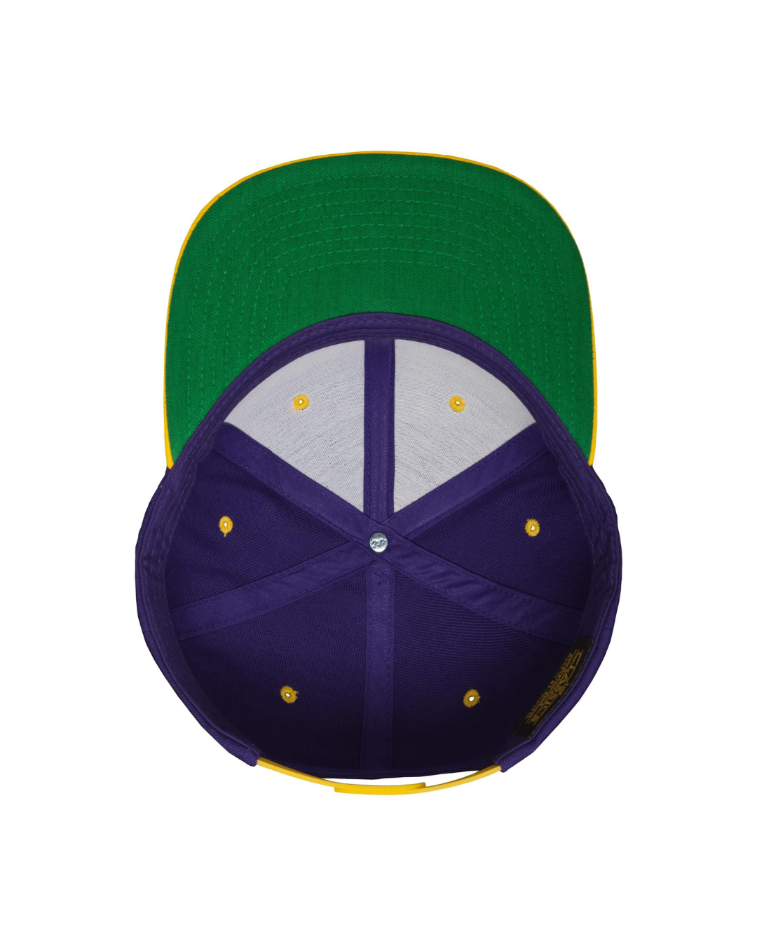 Snapback mit Farbkontrast pur/gold