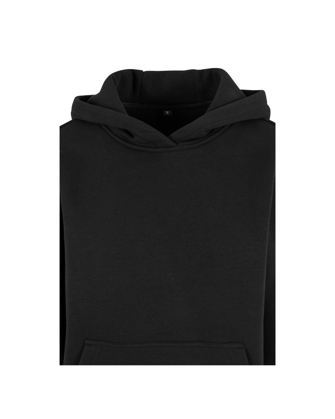 Ladies Fluffy Hoodie black