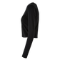 Ladies cropped Longsleeve schwarz