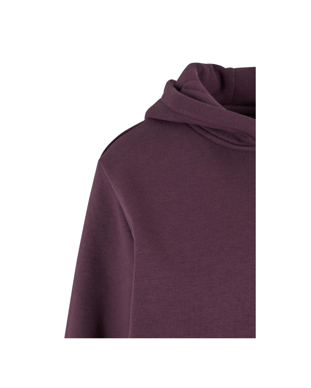 Ladies Fluffy Hoodie - plumpurple