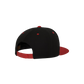 Snapback mit Farbkontrast black/red