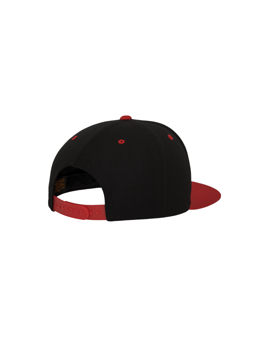 Snapback mit Farbkontrast black/red