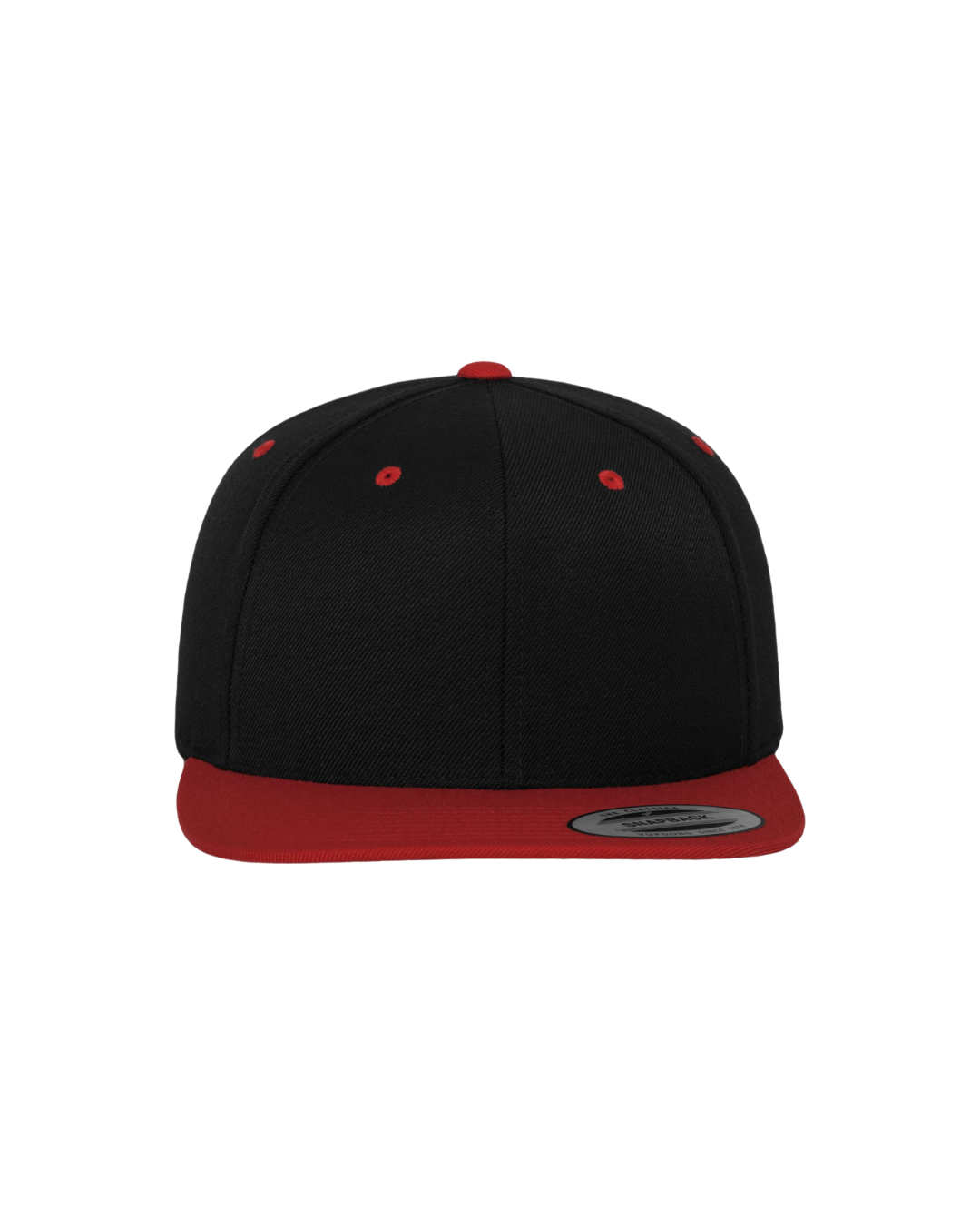 Snapback mit Farbkontrast black/red