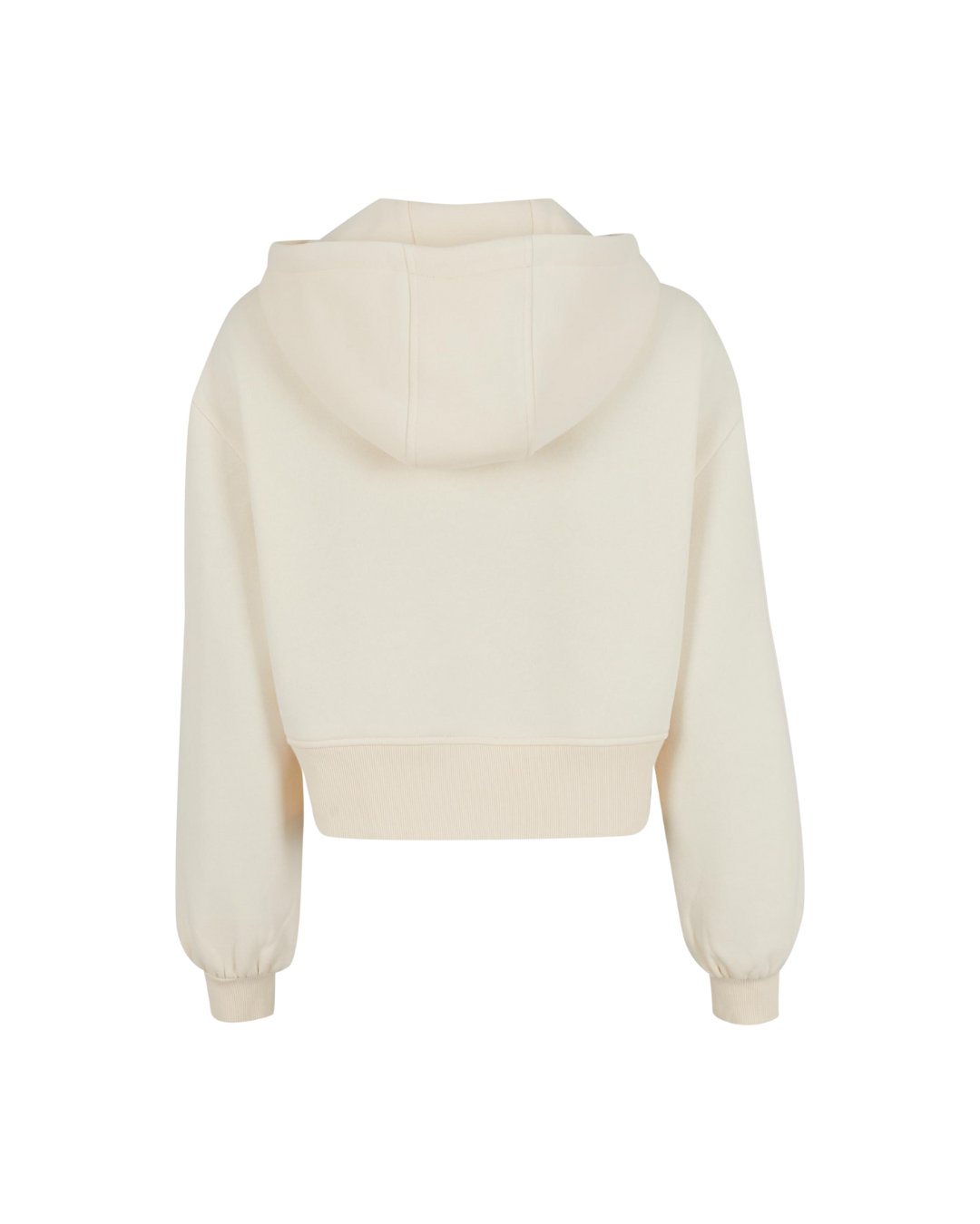 Ladies cropped Zipper sand