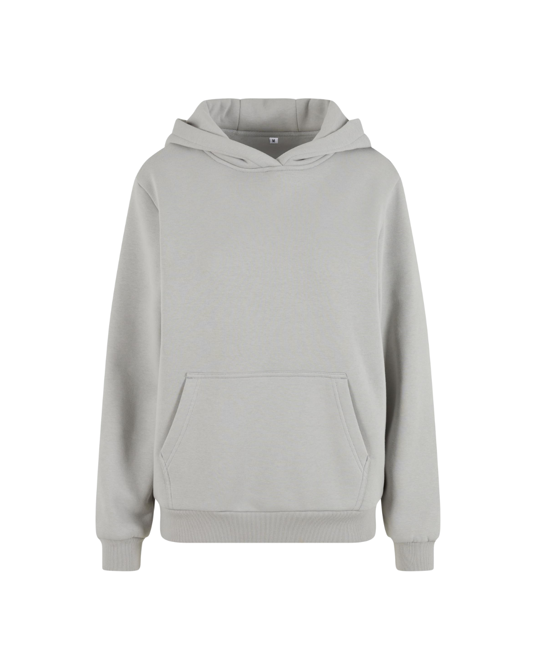 Damen Fluffy Hoodie lightasphalt mit Vorderansicht
