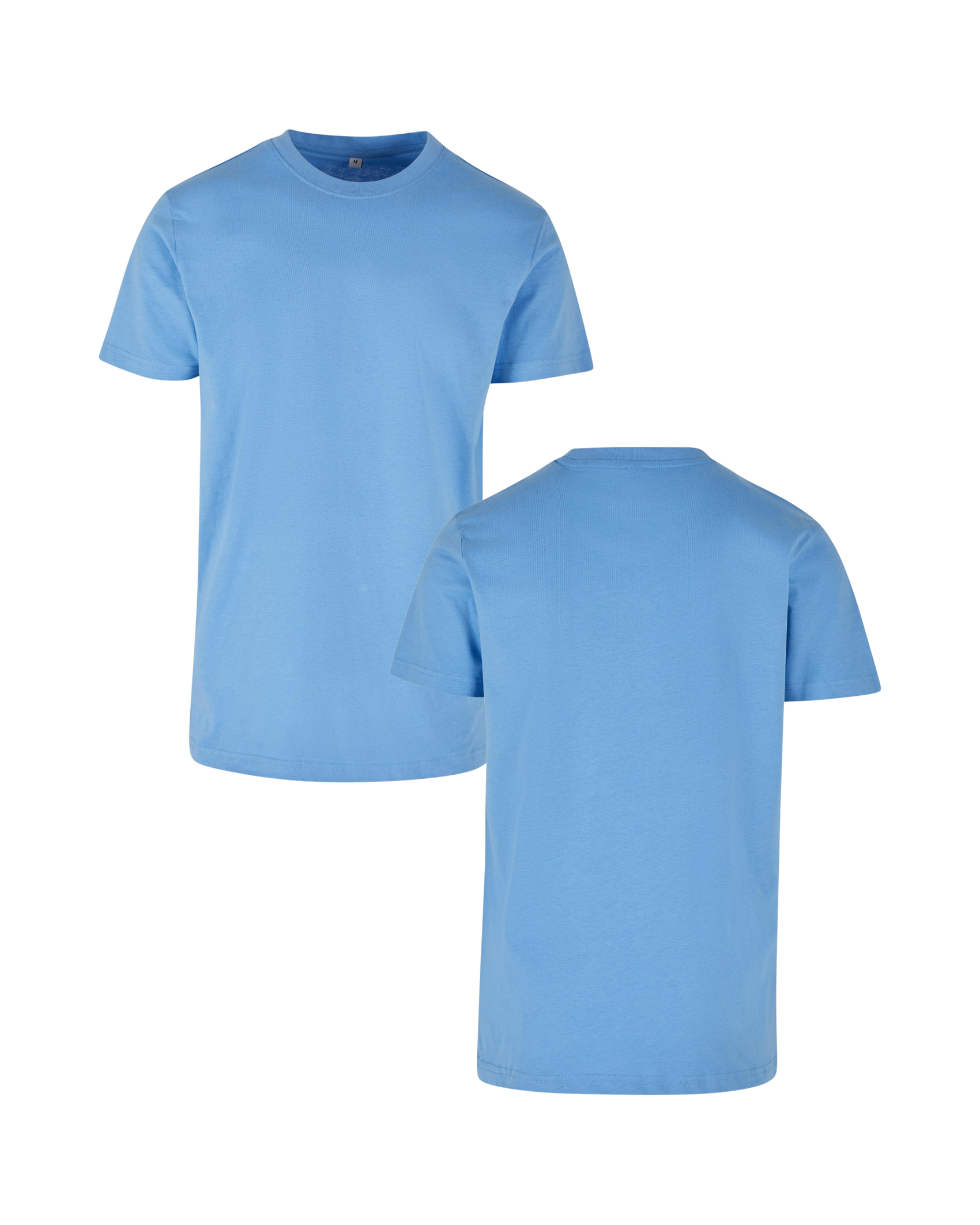 T-Shirt inkl Druck in horizon blue
