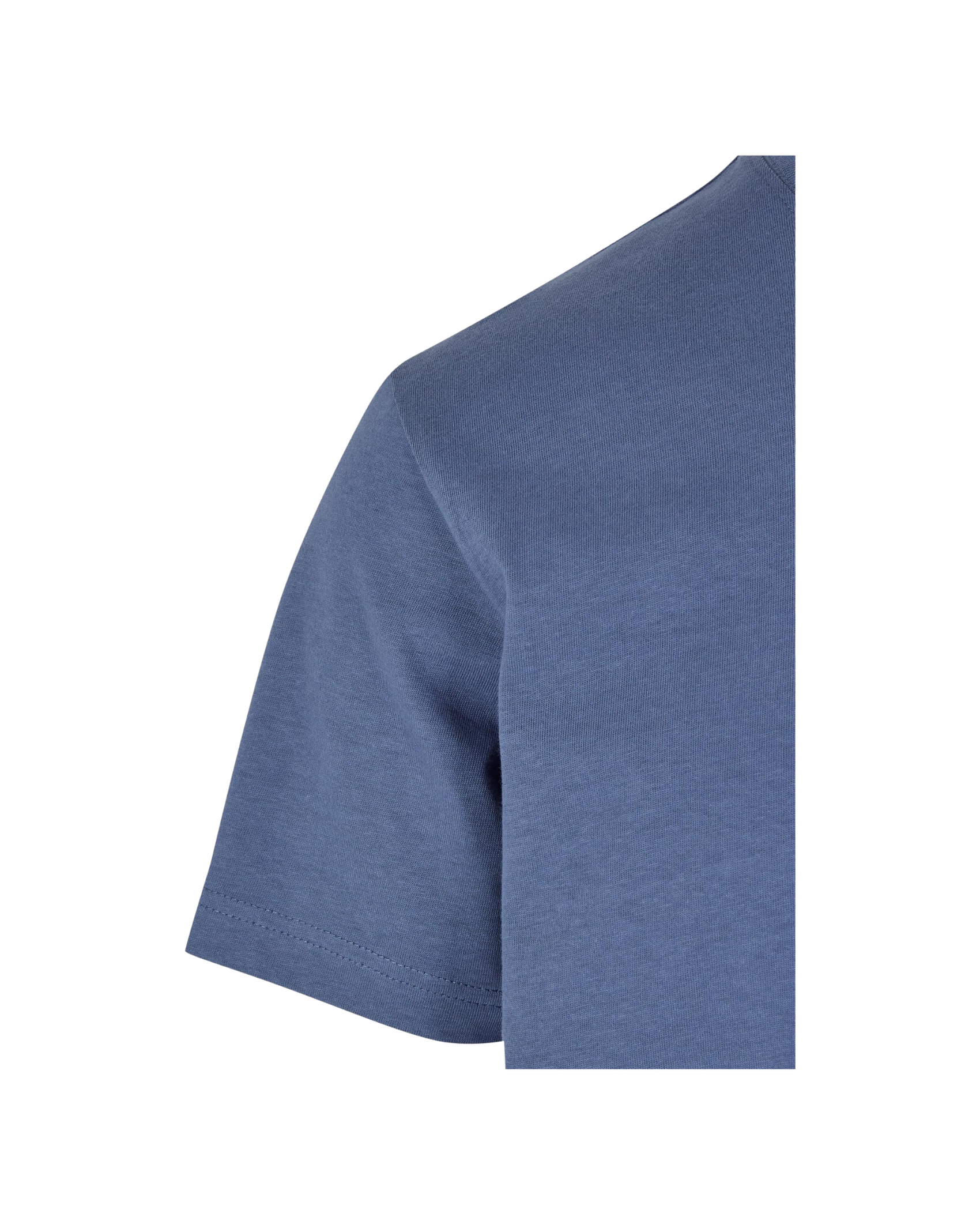 T-Shirt inkl Druck in vintageblue