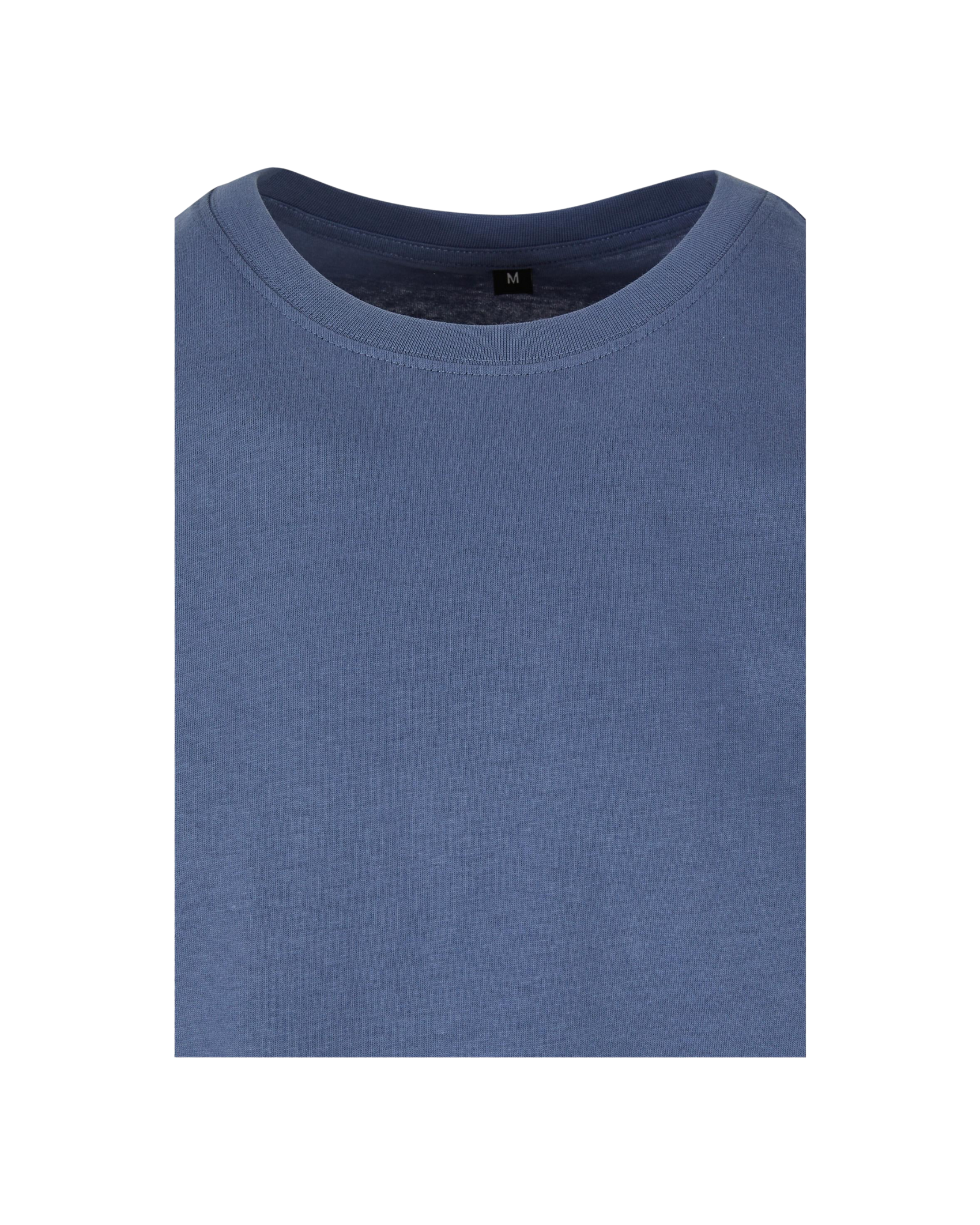 T-Shirt inkl Druck in vintageblue