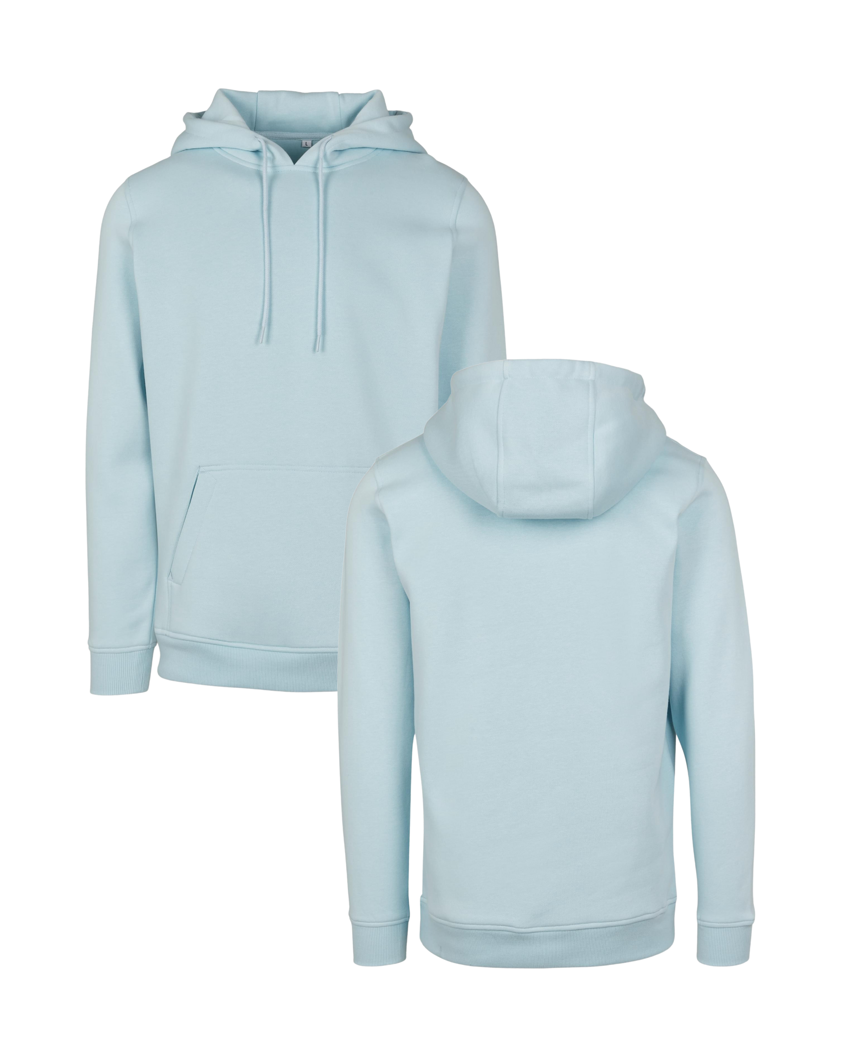 Hoodie inkl Druck in oceanblue