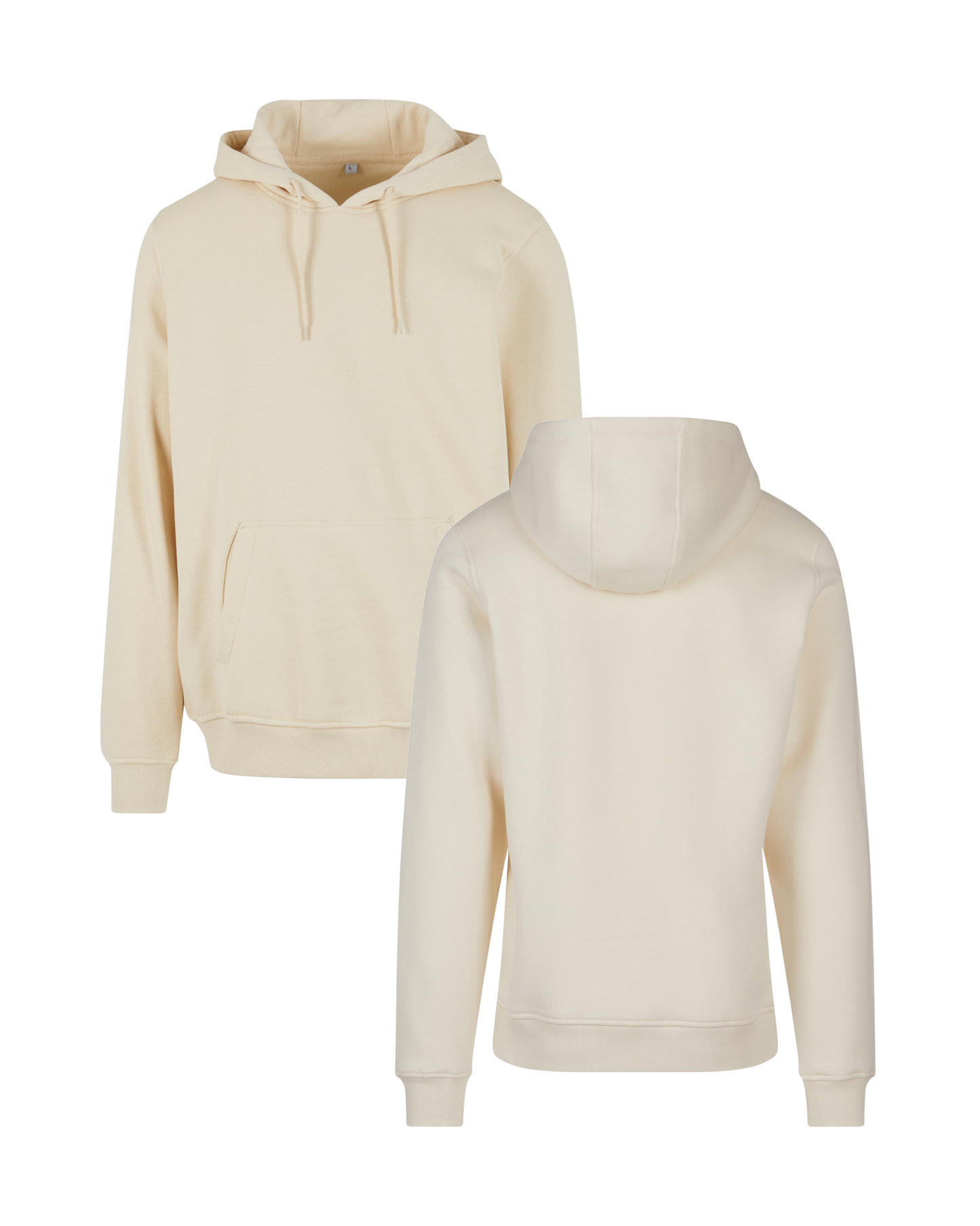 Hoodie inkl Druck in sand