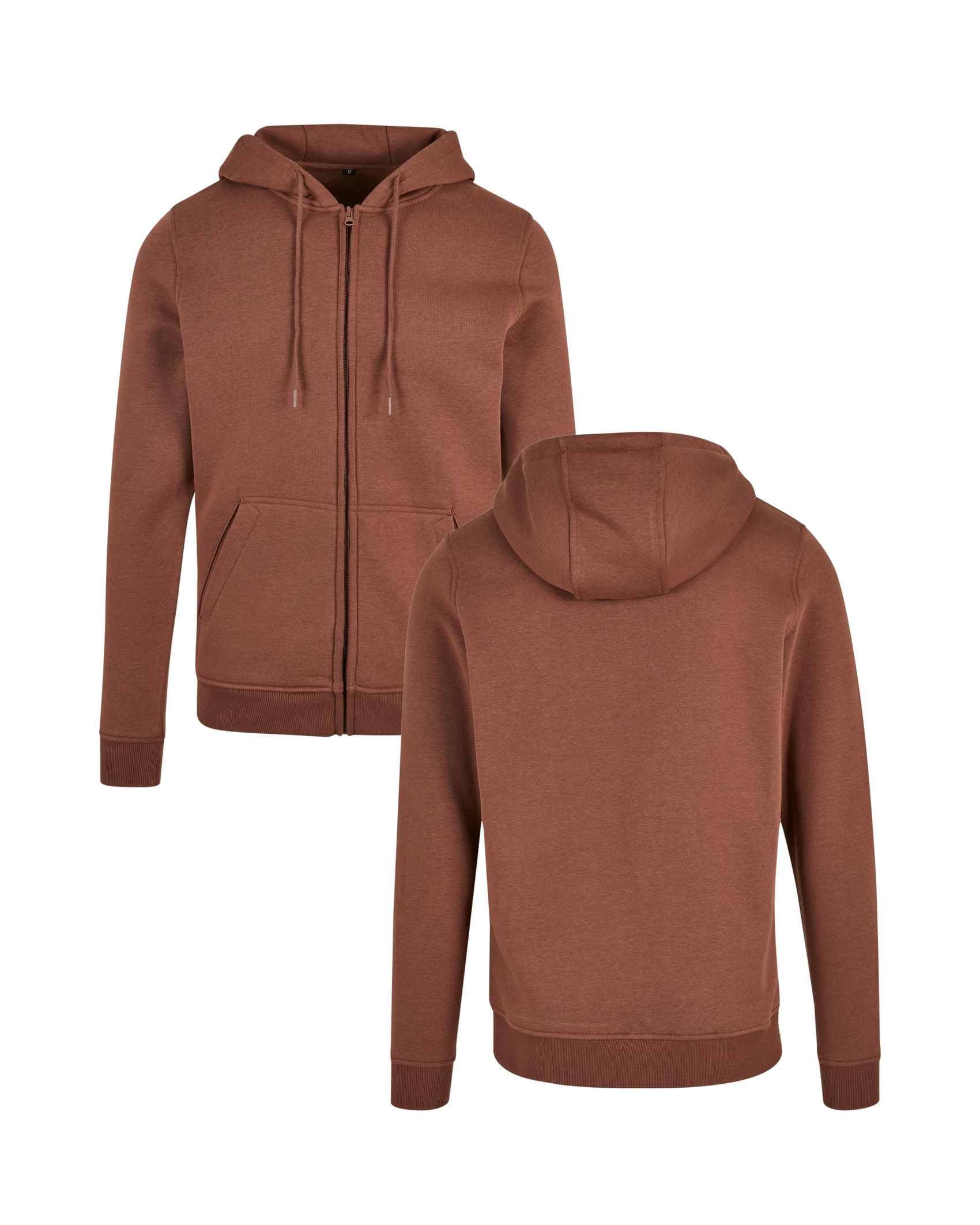 Zipper inkl Druck in bark