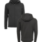 Zipper inkl Druck in charcoal